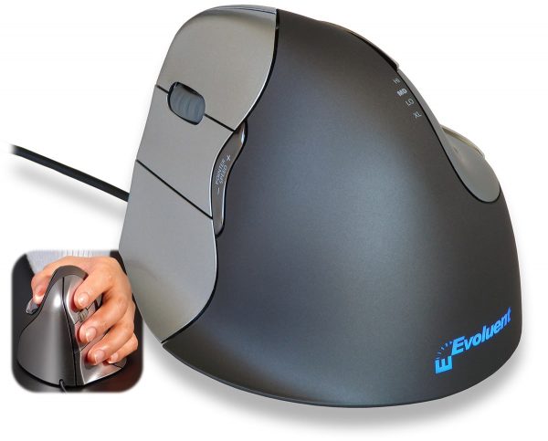 Evoluent VerticalMouse 4 (Left Handed Wired)