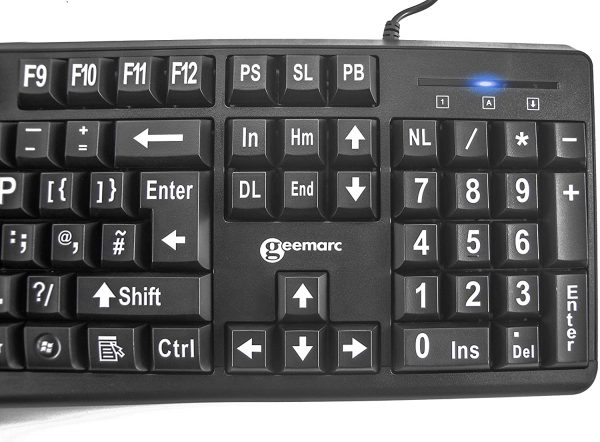 Geemarc Standard Big Letter Keyboard - Image 4