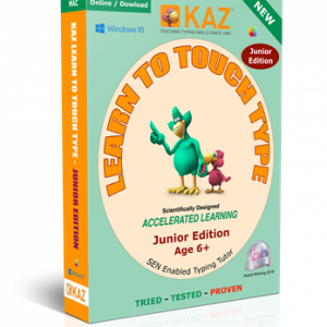 Kaz Typing tutor Junior Edition
