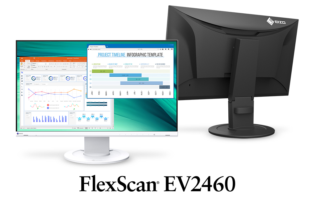 Eizo FlexScan EV2460 23.8" Colour LCD Monitor