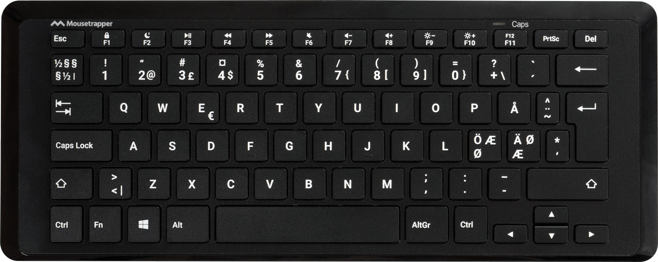 Mousetrapper Type Mini Keyboard, Wireless